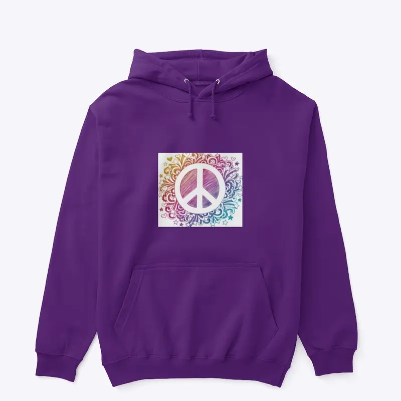 Peace sign hoodies 